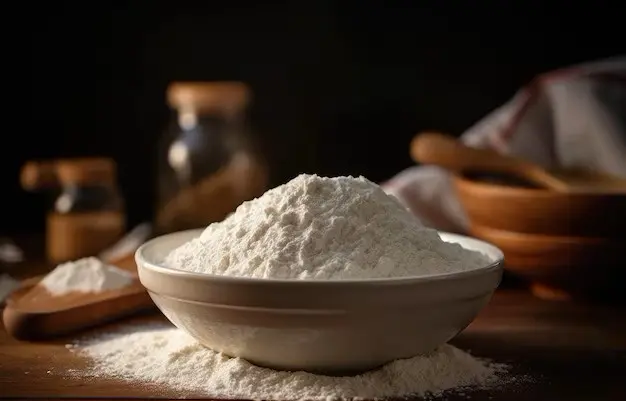 "Essential ingredient for structure and texture in baking."